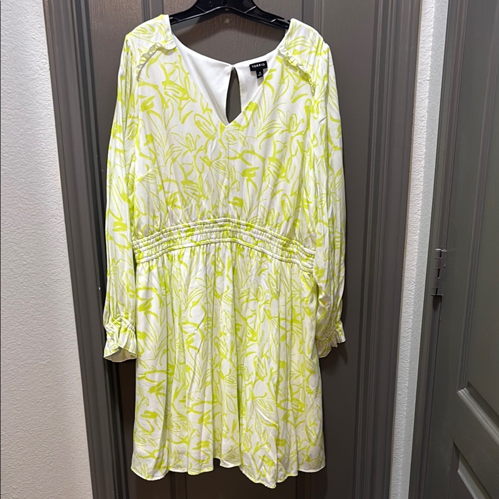 Long Sleeves Floral Dress